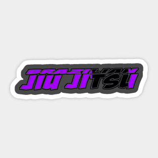 Brazilian Jiu Jitsu Purple Belt Sticker